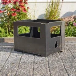 Feuerkorb Bierkiste Aus Stahl -Kamiladen Verkäufe feuerkorb bierkiste schamotte shop 4