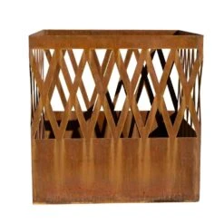 Feuerkorb Øvendeck Lidingö -Kamiladen Verkäufe feuerkorb liding edelrost schamotte shop 2