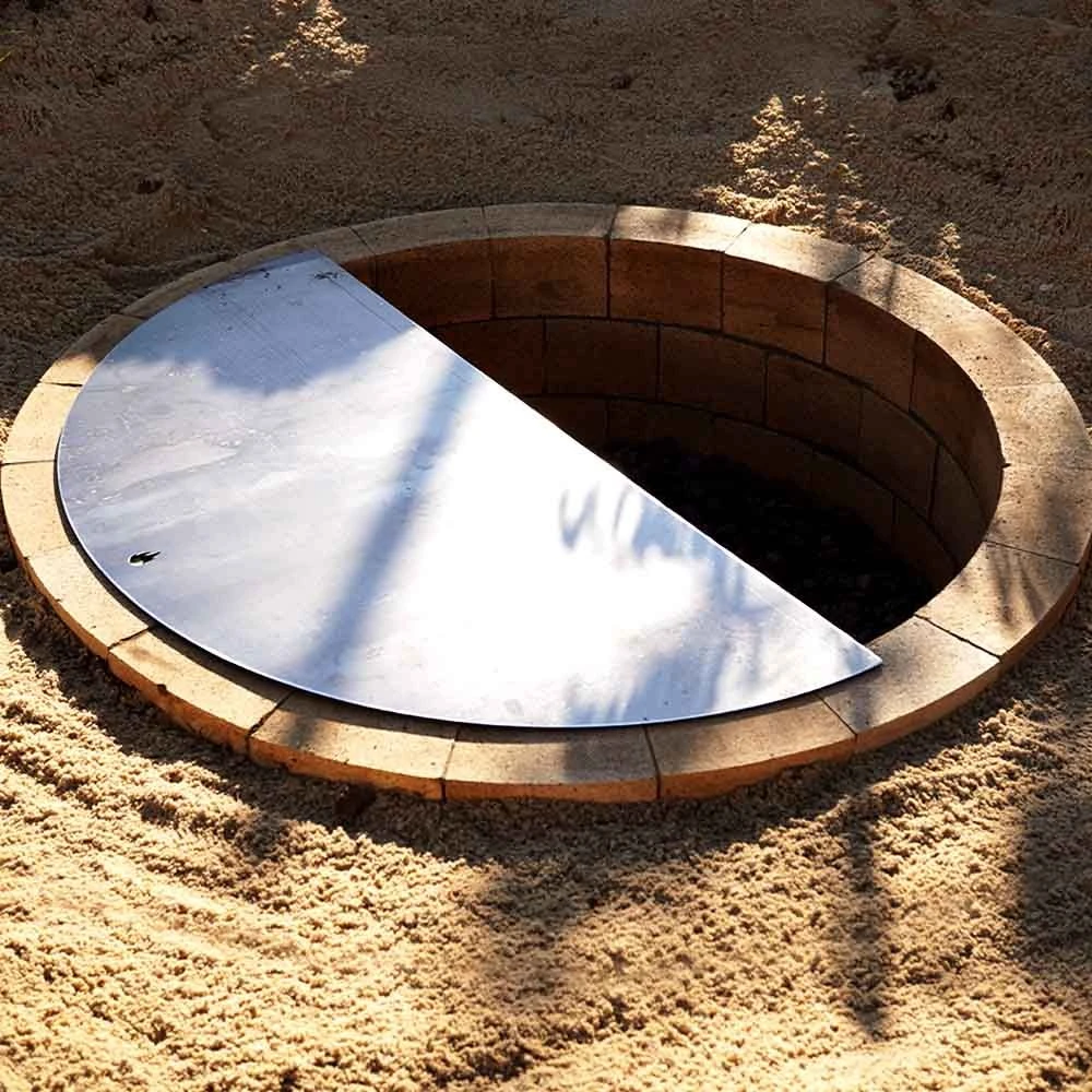 Feuerplatte Halbrund 110 Cm Für Feuerstelle Bahra Ø 110 Cm – Bild 4