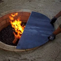 Feuerplatte Halbrund 110 Cm Für Feuerstelle Bahra Ø 110 Cm -Kamiladen Verkäufe feuerplatte 110 cm f r die feuerstelle bahra 120 cm 4
