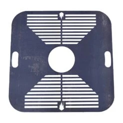Feuerplatte Grillplatte Mit Integriertem Rost Quadratisch 78 X 78 Cm Design 1