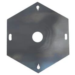 Feuerplatte Grillplatte Grillring Für Feuertonne 6-eckig Ø 105 Cm