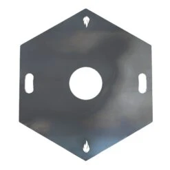Feuerplatte Grillplatte Grillring Für Feuertonne 6-eckig Ø 80 Cm