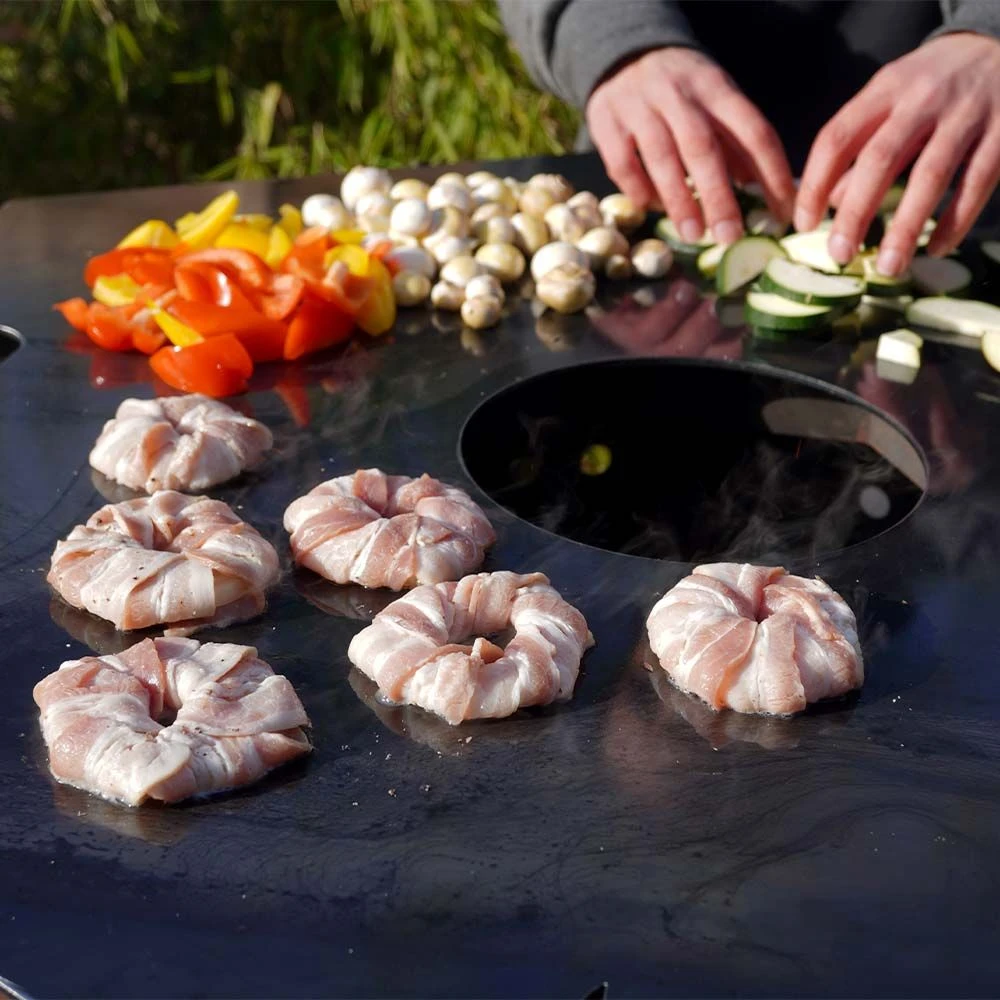 Feuerplatte Grillplatte Grillring Für Feuertonne 6-eckig Ø 60 Cm 5 Feuerplatte Grillplatte Grillring Für Feuertonne 6-eckig Ø 60 Cm – Bild 5