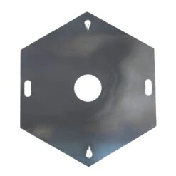 Feuerplatte Grillplatte Grillring Für Feuertonne 6-eckig Ø 98 Cm