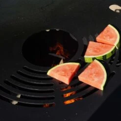 Feuerplatte Grillplatte Mit Integriertem Rost 6-eckig Ø 105 Cm -Kamiladen Verkäufe feuerplatte grillplatte grillring 6eckig mit integriertem rost 105er schamotte shop 7