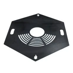 Feuerplatte Grillplatte Mit Integriertem Rost 6-eckig Ø 80 Cm Design 1 -Kamiladen Verkäufe feuerplatte grillplatte mit integriertem rost 6 eckig 80 cm schamotte shop 1