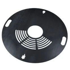 Feuerplatte Grillplatte Mit Integriertem Rost Ø 98 Cm Design 1 -Kamiladen Verkäufe feuerplatte grillplatte mit integriertem rost 98 cm 2