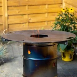 Feuerplatte Grillplatte Grillring Für Feuertonne Ø 80 Cm -Kamiladen Verkäufe feuerplatte grillring 80cm schamotte shop 20