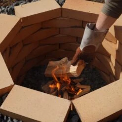 Feuerstellen Bausatz Medina Ø 90 Cm -Kamiladen Verkäufe feuerstellen bausatz medina 90 cm schamotte shop 3