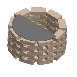 Feuerstellen Bausatz Medina Ø 98 Cm -Kamiladen Verkäufe feuerstellen bausatz medina 98 cm schamotte shop 6