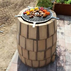 Grillrost Aus Stahl Ø 55 Cm Für Tandoor-Ofen Ø 80 Cm 12 Grillrost Aus Stahl Ø 55 Cm Für Tandoor-Ofen Ø 80 Cm -Kamiladen Verkäufe grillrost aus stahl 55 cm f r tandoor ofen 80 cm schamotte shop 2