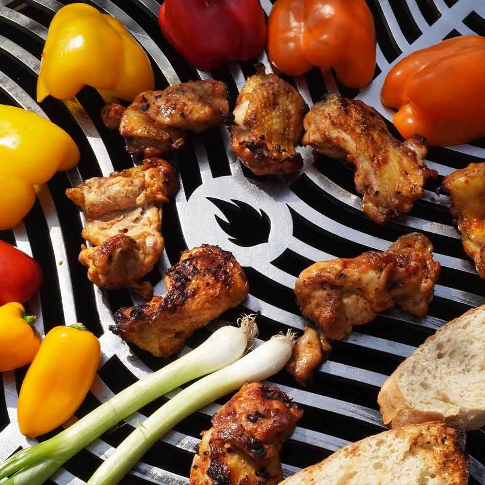 Grillrost Aus Stahl Ø 55 Cm Für Tandoor-Ofen Ø 80 Cm 4 Grillrost Aus Stahl Ø 55 Cm Für Tandoor-Ofen Ø 80 Cm – Bild 4