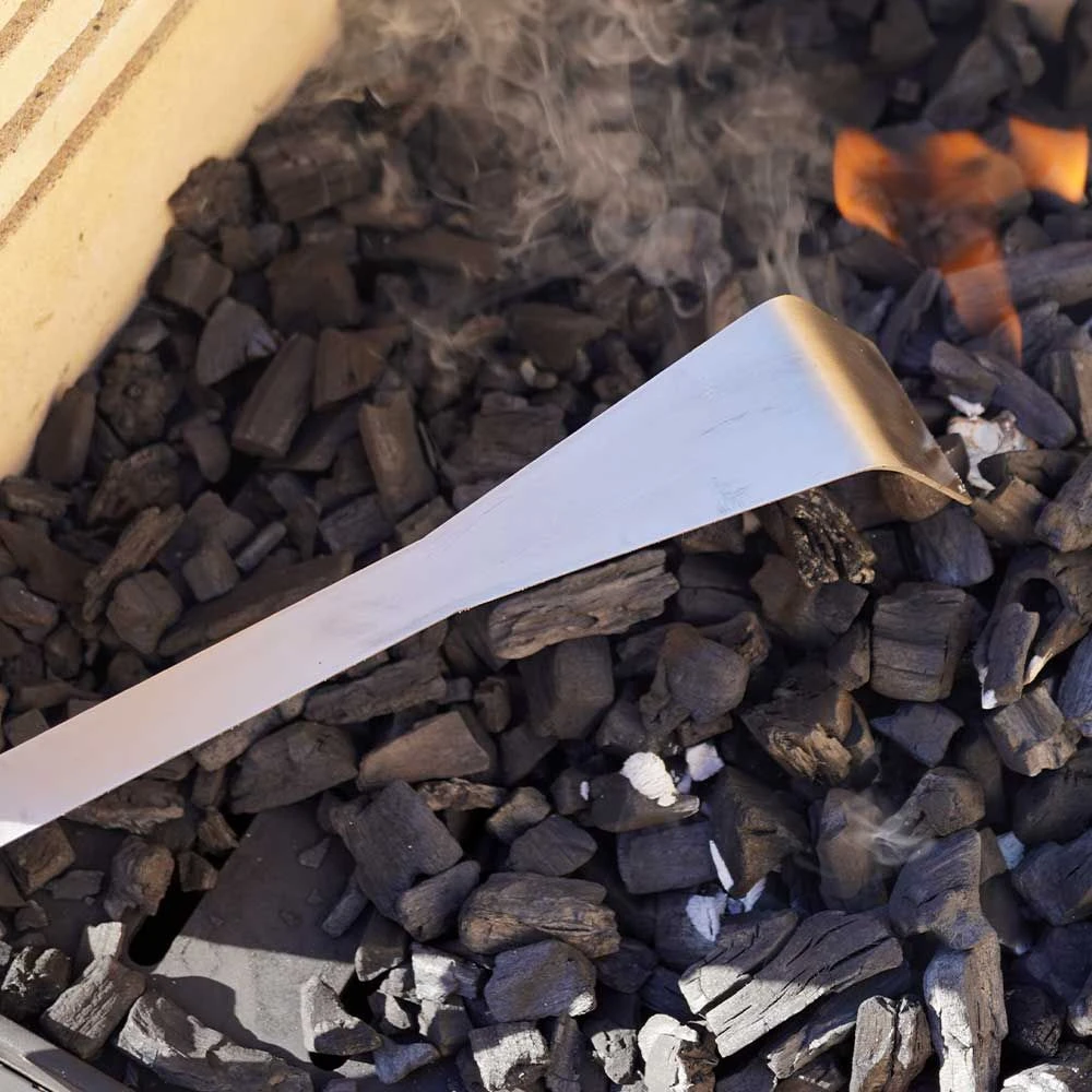 Holzkohleschieber 40 Cm Edelstahl 2 Holzkohleschieber 40 Cm Edelstahl – Bild 2