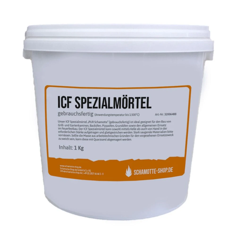 ICF Spezialmörtel - 1kg Eimer (gebrauchsfertig - Ohne Anrühren) 1 ICF Spezialmörtel - 1kg Eimer (gebrauchsfertig - Ohne Anrühren)