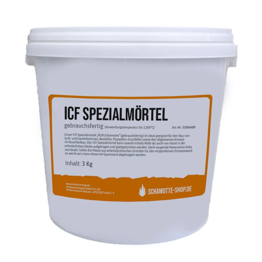 ICF Spezialmörtel - 3kg Eimer (gebrauchsfertig - Ohne Anrühren) 1 ICF Spezialmörtel - 3kg Eimer (gebrauchsfertig - Ohne Anrühren)