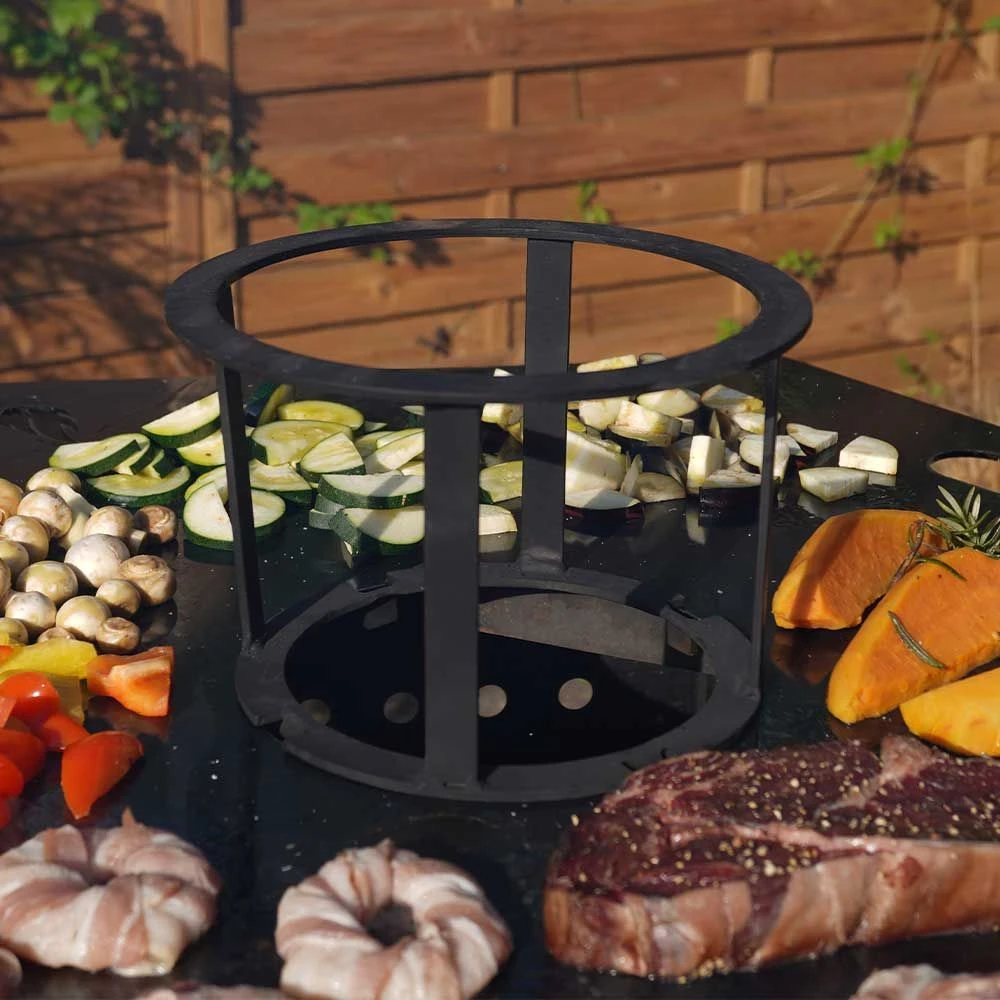 Spiess-Ständer / Grillrost-Ständer Für Feuerplatte – Bild 5