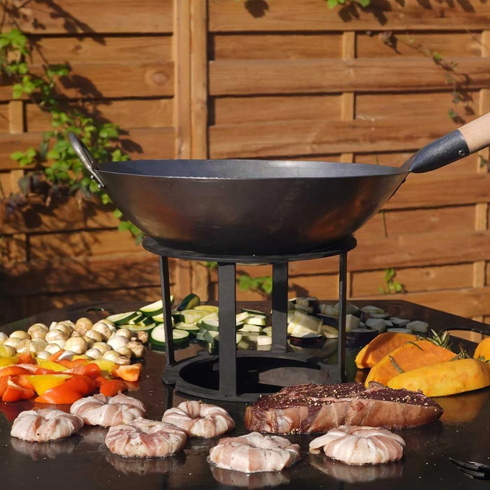 Spiess-Ständer / Grillrost-Ständer Für Feuerplatte – Bild 7