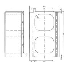 Kaminstein 436x280x147mm (Schamotte) Nut Und Feder -Kamiladen Verkäufe kaminstein pur schamotte schamotte shop.de 4