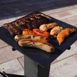 Raketenofen Aus Stahl 52 X 46 X 10 Cm -Kamiladen Verkäufe massiver grillstahl 30x30cm raketenofen schamotte shop 10 1