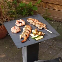 Raketenofen Aus Stahl 52 X 46 X 10 Cm -Kamiladen Verkäufe massiver grillstahl 30x30cm raketenofen schamotte shop 6 1