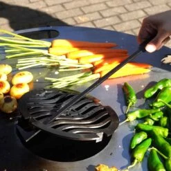 Multifunktionshaken Grill 56,5 Cm -Kamiladen Verkäufe multifunktionshaken grill 56 5 cm schamotte shop 5