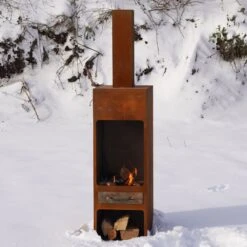 Terrassenkamin ØVENDECK Larvik -Kamiladen Verkäufe ovendeck larvik schamotte shop 01 1