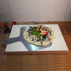 Pizza-Kit Pizzastein + Pizzaschieber 9 Pizza-Kit Pizzastein + Pizzaschieber -Kamiladen Verkäufe pizza kit pizzaschieber pizzastein schamotte shop 3