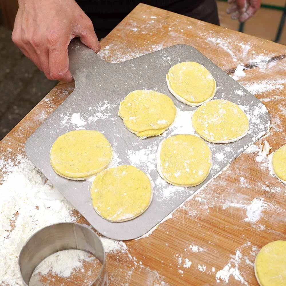 Pizza-Kit Pizzastein + Pizzaschieber 4 Pizza-Kit Pizzastein + Pizzaschieber – Bild 4