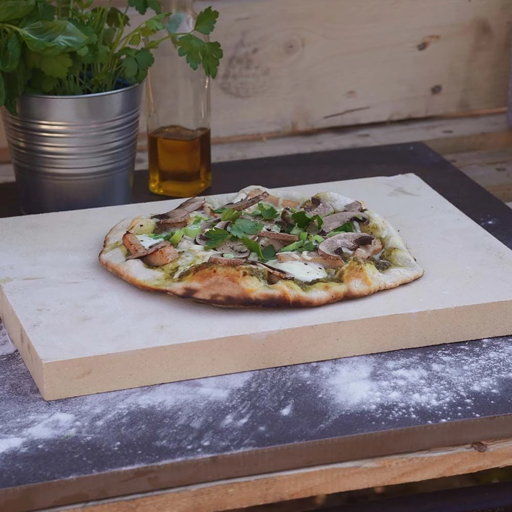 Pizzastein Grill 40 X 30 X 3 Cm Schamotte 7 Pizzastein Grill 40 X 30 X 3 Cm Schamotte – Bild 7