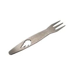 Pommespieker / Pommesgabel Mit Flamme 6er Set Edelstahl