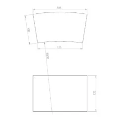 Schamottstein Radial 186x155x123x100mm 5 Stück -Kamiladen Verkäufe radial schamottstein schamotte shop 1