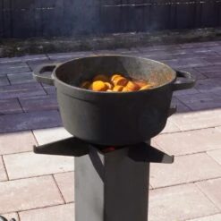 Raketenofen Aus Stahl 52 X 46 X 10 Cm -Kamiladen Verkäufe raketenofen 52 x 46 x 10 cm stahl schamotte shop 3