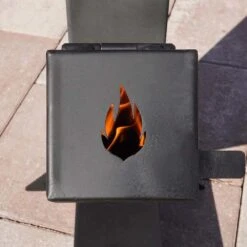 Raketenofen Aus Stahl 52 X 46 X 10 Cm -Kamiladen Verkäufe raketenofen 52 x 46 x 10 cm stahl schamotte shop 4