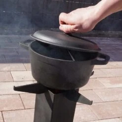 Raketenofen Aus Stahl 52 X 46 X 10 Cm -Kamiladen Verkäufe raketenofen 52 x 46 x 10 cm stahl schamotte shop 5