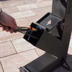 Raketenofen Aus Stahl 52 X 46 X 10 Cm -Kamiladen Verkäufe raketenofen 52 x 46 x 10 cm stahl schamotte shop 6