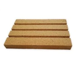 Rillenplatte 3 Rillen (Schamotte) 300x200x30mm -Kamiladen Verkäufe rillenstein rillenplatte 300x200x30mm 3 rillen schamotte shop 4