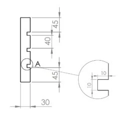 Rillenplatte 3 Rillen (Schamotte) 300x200x30mm -Kamiladen Verkäufe rillenstein rillenplatte 300x200x30mm 3 rillen schamotte shop 5