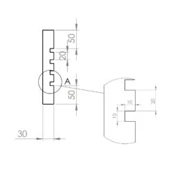 Rillenplatte 4 Rillen (Schamotte) 300x200x30mm -Kamiladen Verkäufe rillenstein rillenplatte 300x200x30mm 4 rillen schamotte shop 4