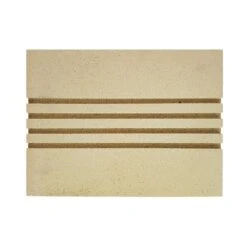 Rillenplatte 4 Rillen (Schamotte) 400x300x30mm -Kamiladen Verkäufe rillenstein rillenplatte 400x300x30mm 4 rillen schamotte shop 4