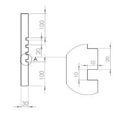 Rillenplatte 4 Rillen (Schamotte) 400x300x30mm -Kamiladen Verkäufe rillenstein rillenplatte 400x300x30mm 4 rillen schamotte shop 5
