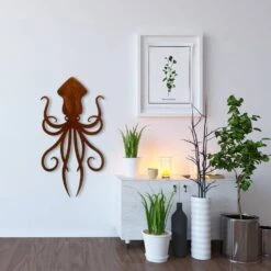 Edelrost Architeuthis Wandbild -Kamiladen Verkäufe schamotte shop.de edelrost architeuthis wandbild xxl 11
