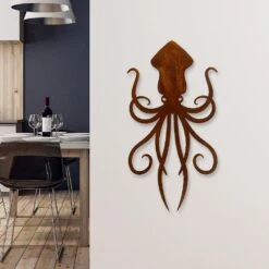 Edelrost Architeuthis Wandbild -Kamiladen Verkäufe schamotte shop.de edelrost architeuthis wandbild xxl 9