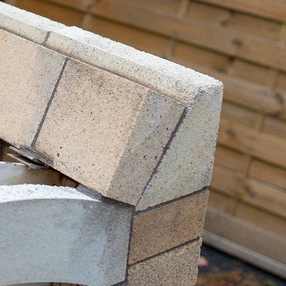 Schamotte Widerlagerstein 250x123/46x133mm 25 Stück 4 Schamotte Widerlagerstein 250x123/46x133mm 25 Stück – Bild 4