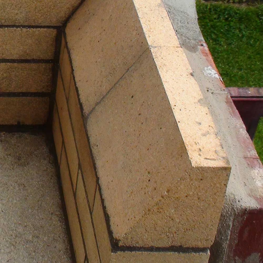 Schamotte Widerlagerstein 250x123/46x133mm 2 Stück 3 Schamotte Widerlagerstein 250x123/46x133mm 2 Stück – Bild 3