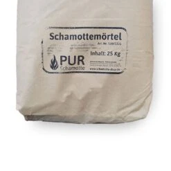 Schamottemörtel (keramisch) - 100kg -Kamiladen Verkäufe schamottem rtel karmsich 25kg schamotte shop 2 2
