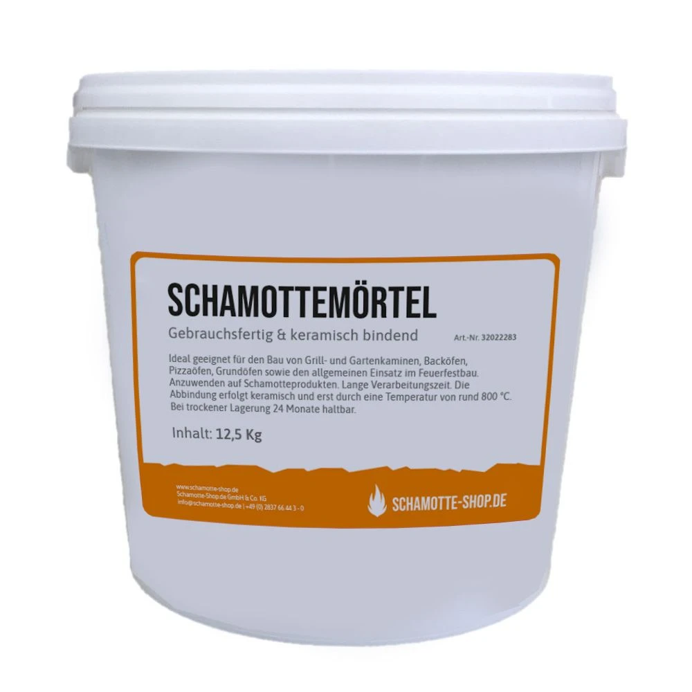 Schamottemörtel (keramisch) - 12,5kg Eimer 1 Schamottemörtel (keramisch) - 12,5kg Eimer