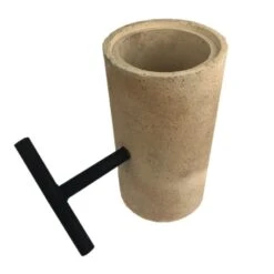 Schamotterohr DN 200x300mm Inkl. Abgasregelklappe