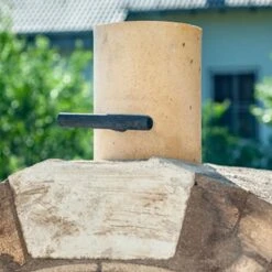 Schamotterohr DN 120x300mm Inkl. Abgasregelklappe -Kamiladen Verkäufe schamotterohr mit abgasregelklappe schamotte shop 2