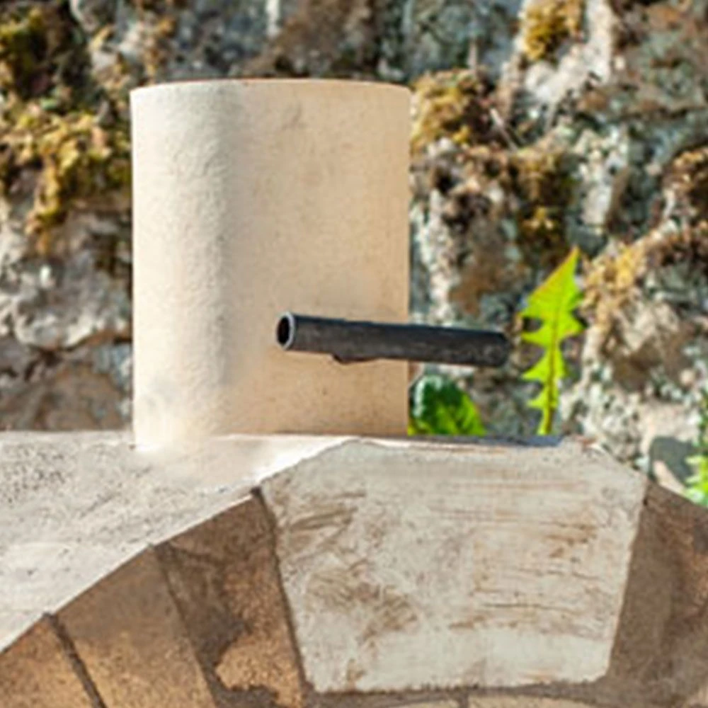 Schamotterohr DN 150x300mm Inkl. Abgasregelklappe 2 Schamotterohr DN 150x300mm Inkl. Abgasregelklappe – Bild 2